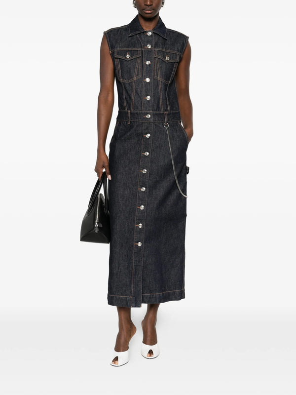 Abito in denim spdfarfalla