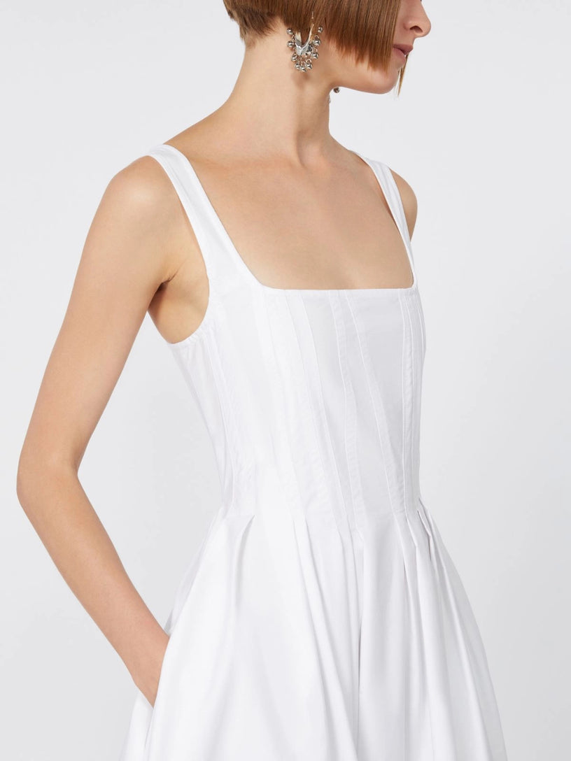 Spxgiro long dress in pure cotton