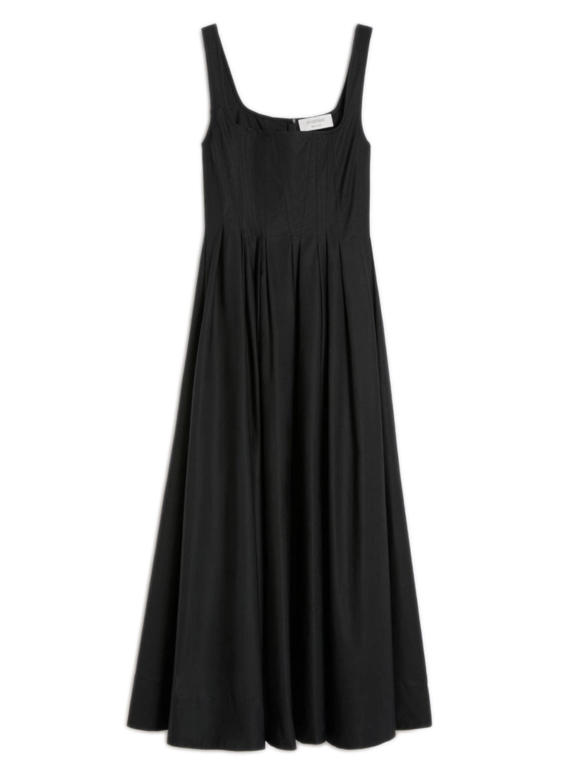 Spxgiro long dress in pure cotton