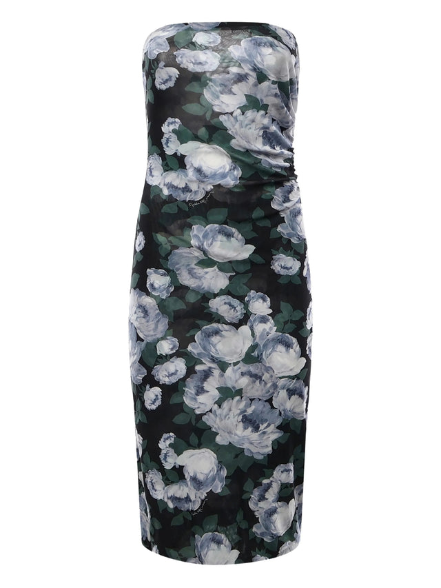 Floral Mesh Dress