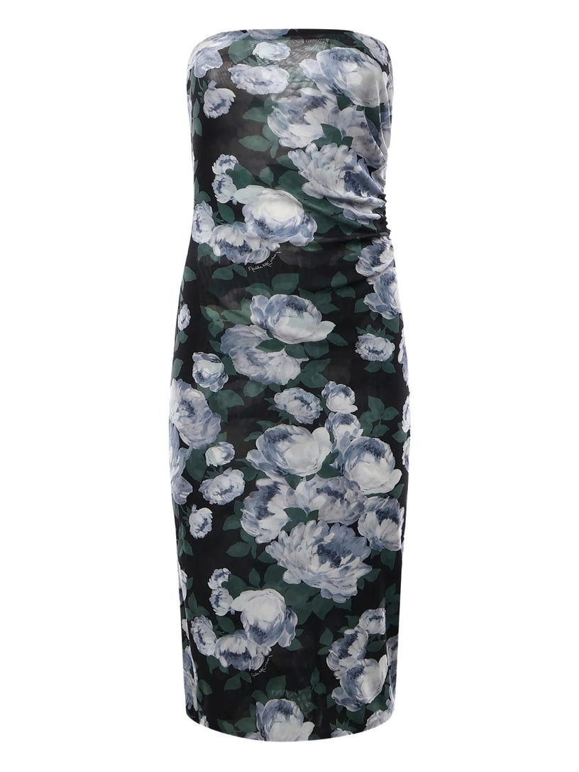 Floral Mesh Dress