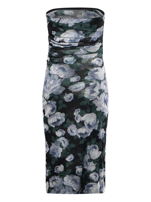 Floral Mesh Dress