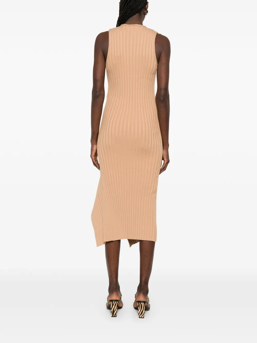 Ribbed cotton dress