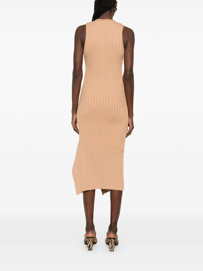 Ribbed cotton dress