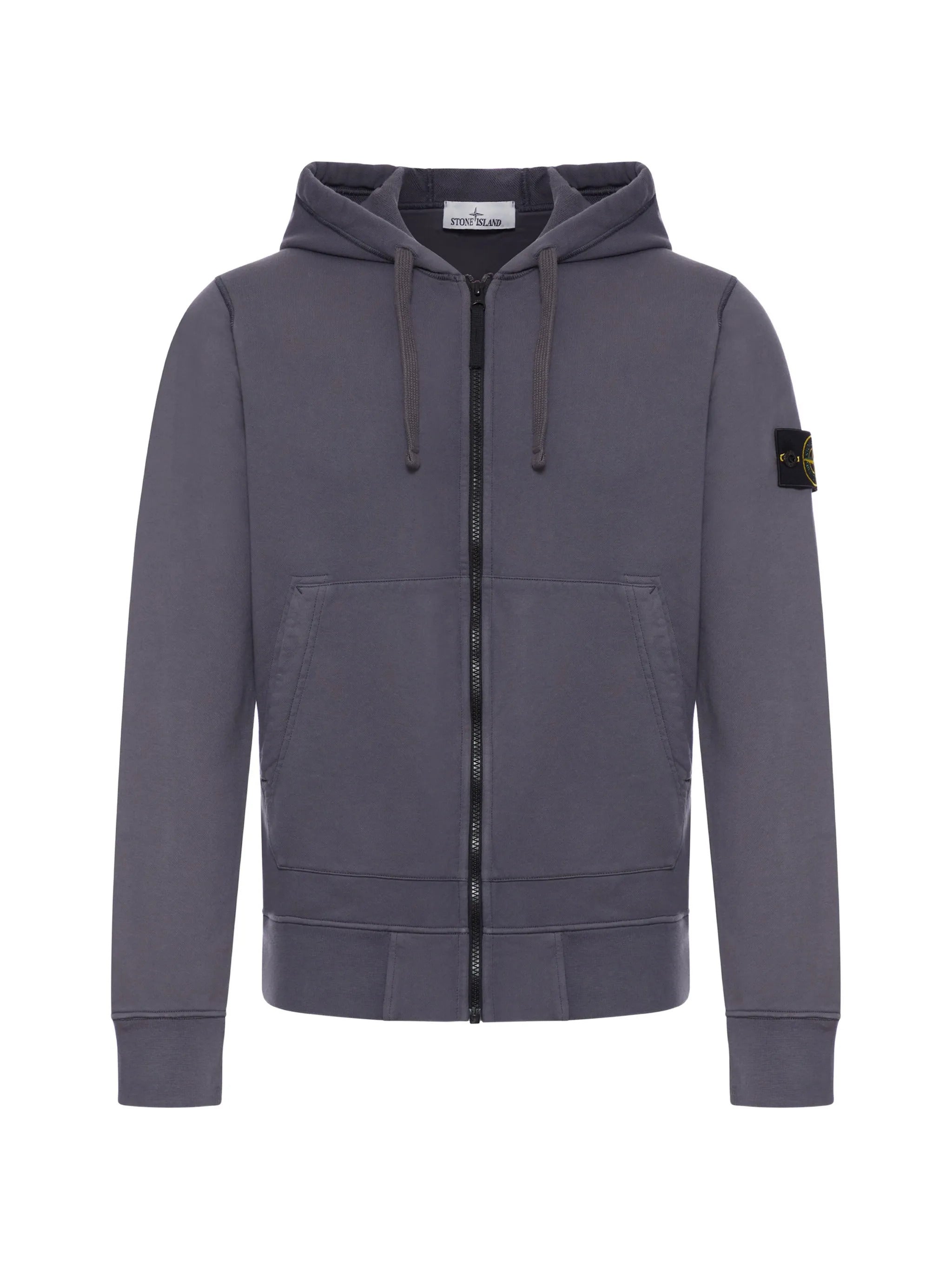 6100061 hooded zip-up sweatshirt STONE ISLAND Grigio | Grifo210