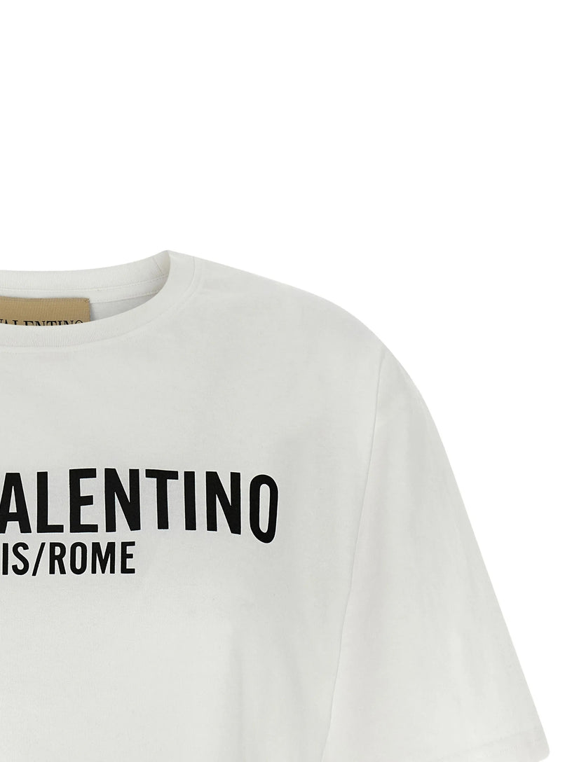 T-Shirt With Chez Valentino Print
