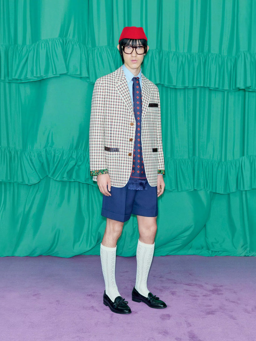 Cotton Oxford Shirt With Vlogo Embroidery