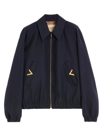 Valentino Nylon Bomber with Vgold