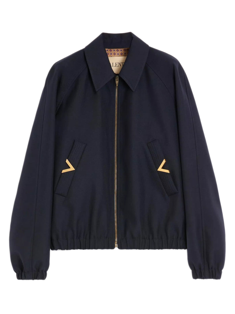 Valentino Nylon Bomber with Vgold