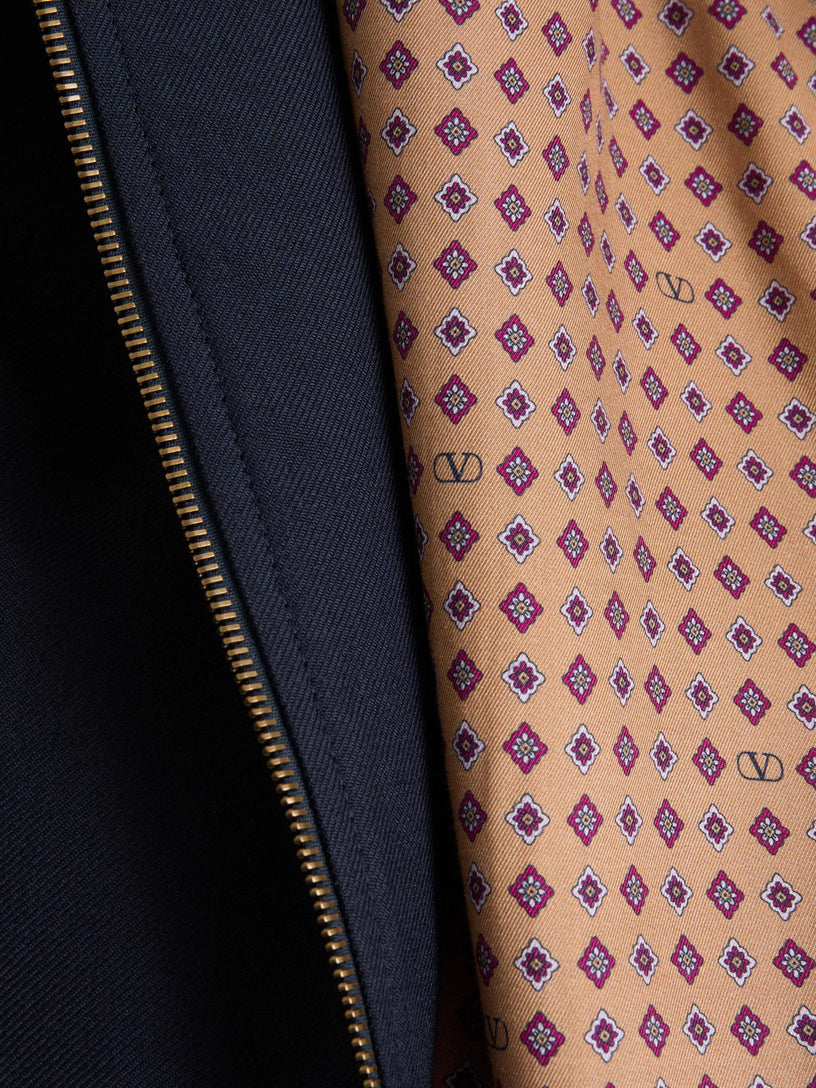 Valentino Nylon Bomber with Vgold