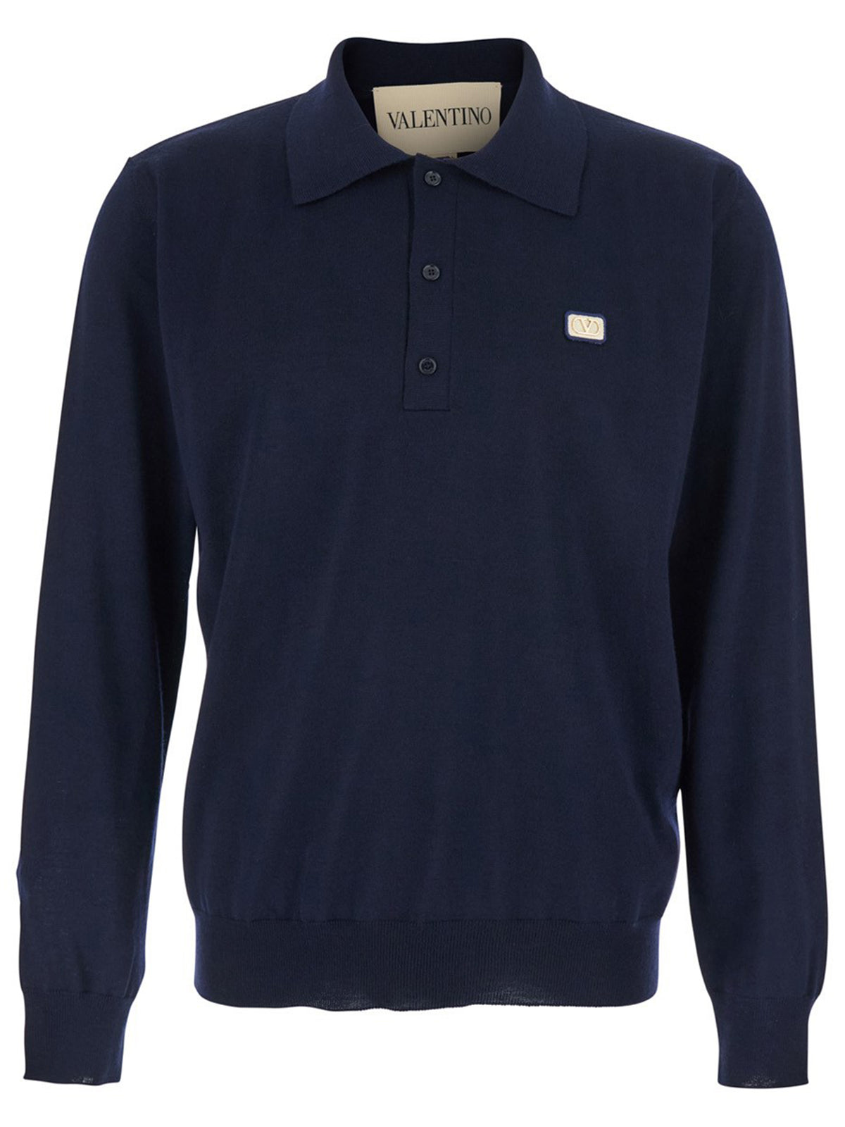 Polo Shirt With Vlogo Patch