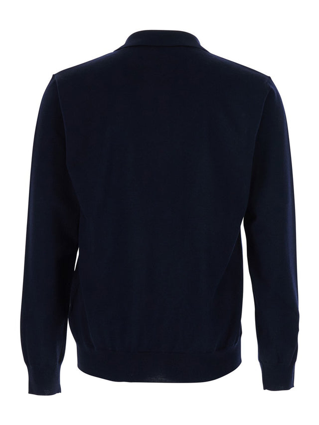 Polo Shirt With Vlogo Patch