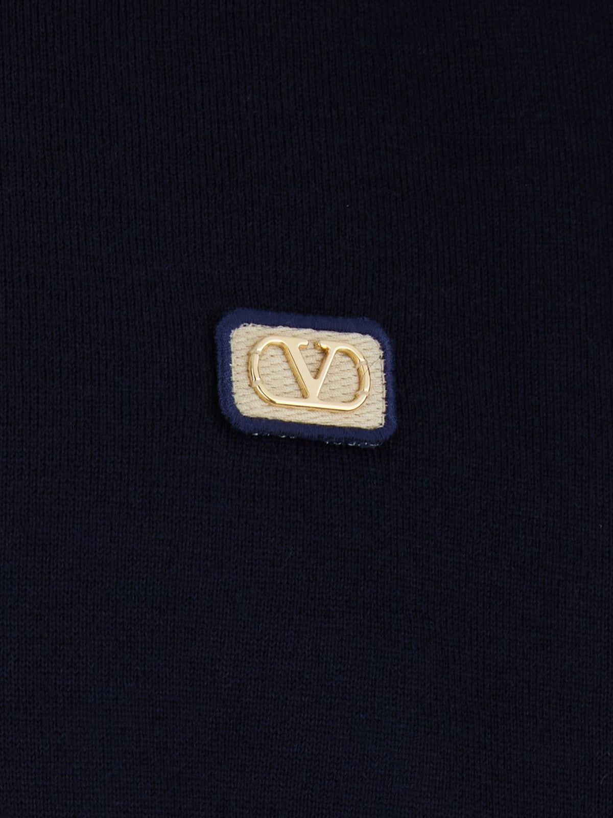 Polo Shirt With Vlogo Patch