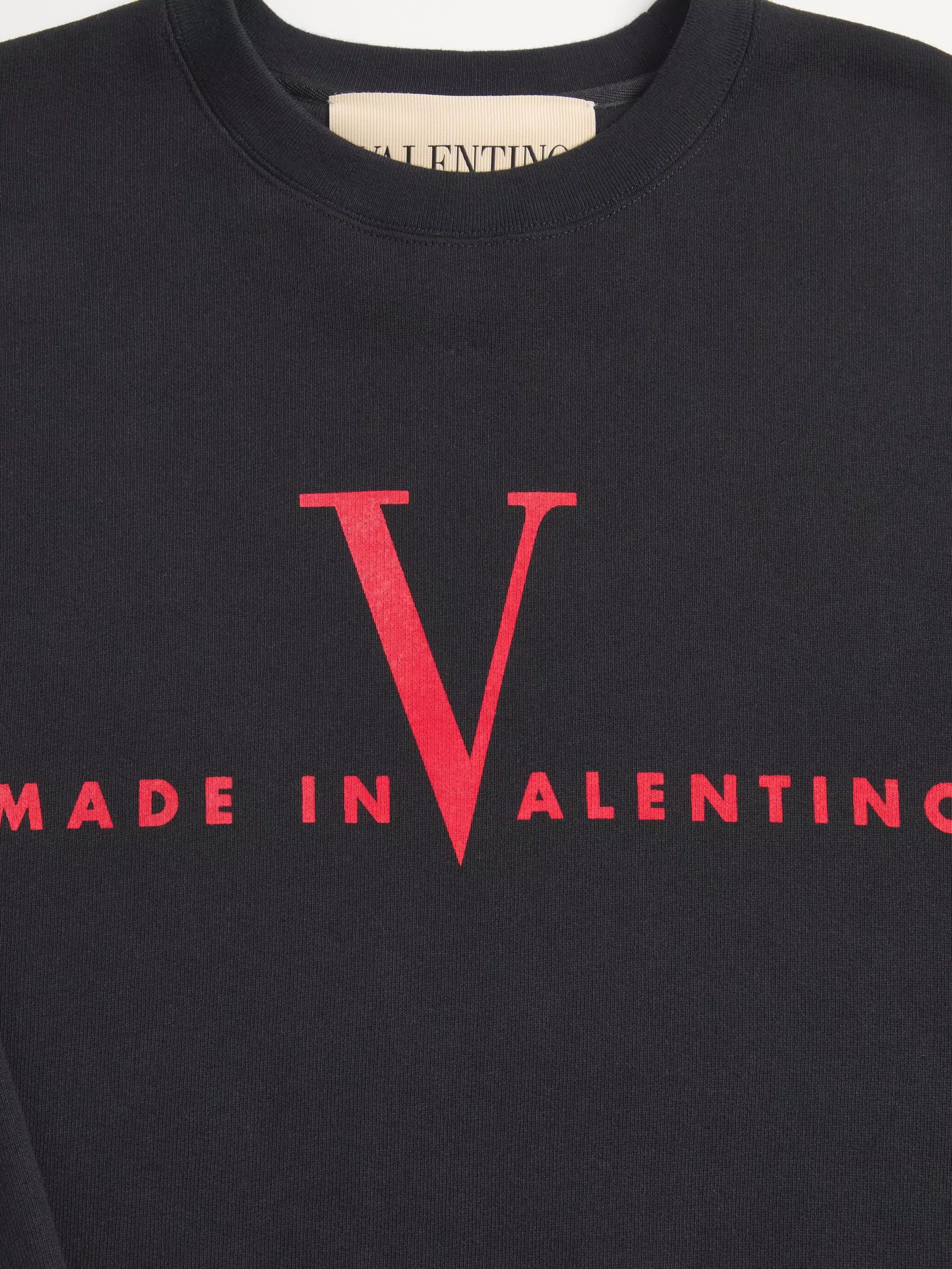 Sweatshirt with print made in Valentino Valentino Garavani Nero