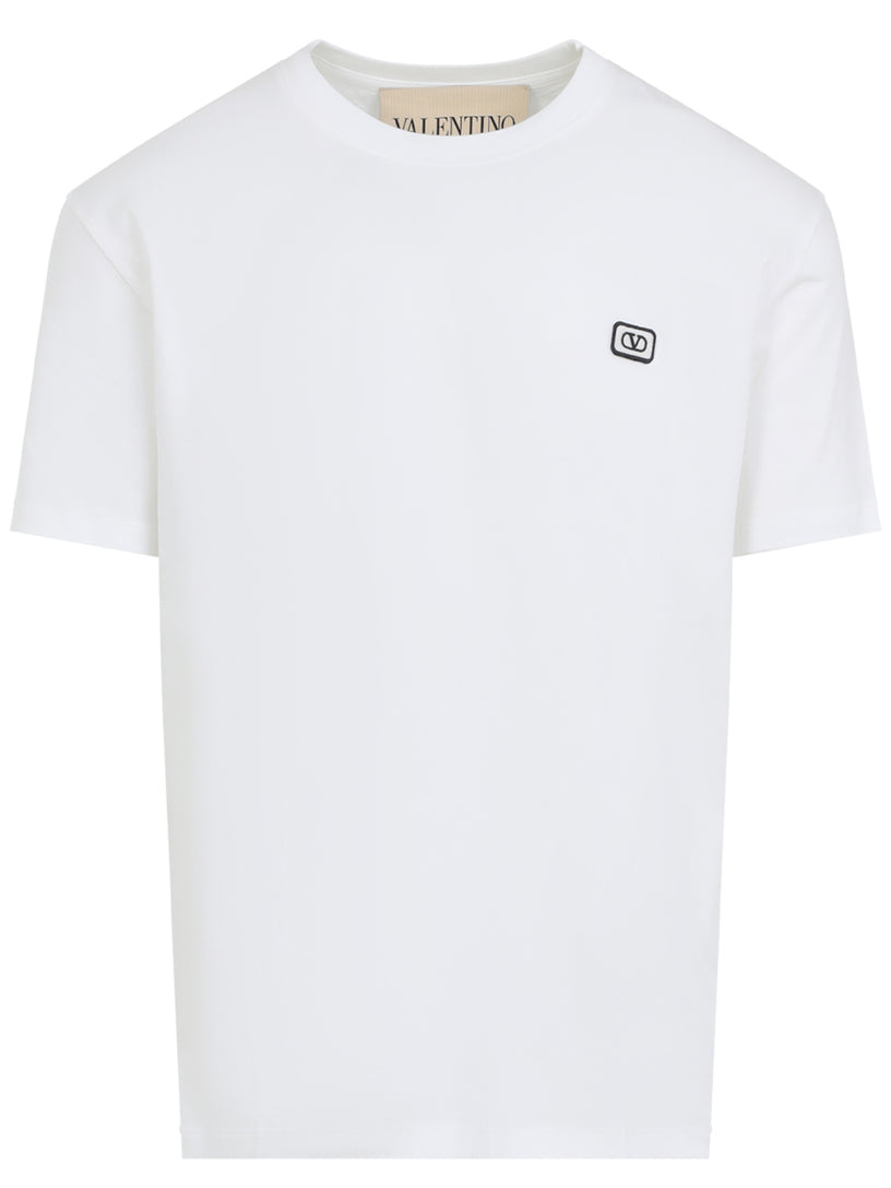 T-Shirt With Vlogo Patch