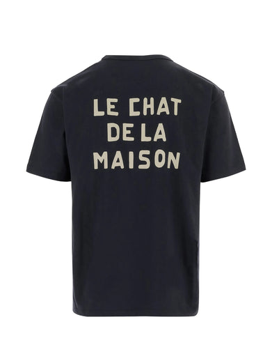 T-Shirt with Le Chat de la Maison Print