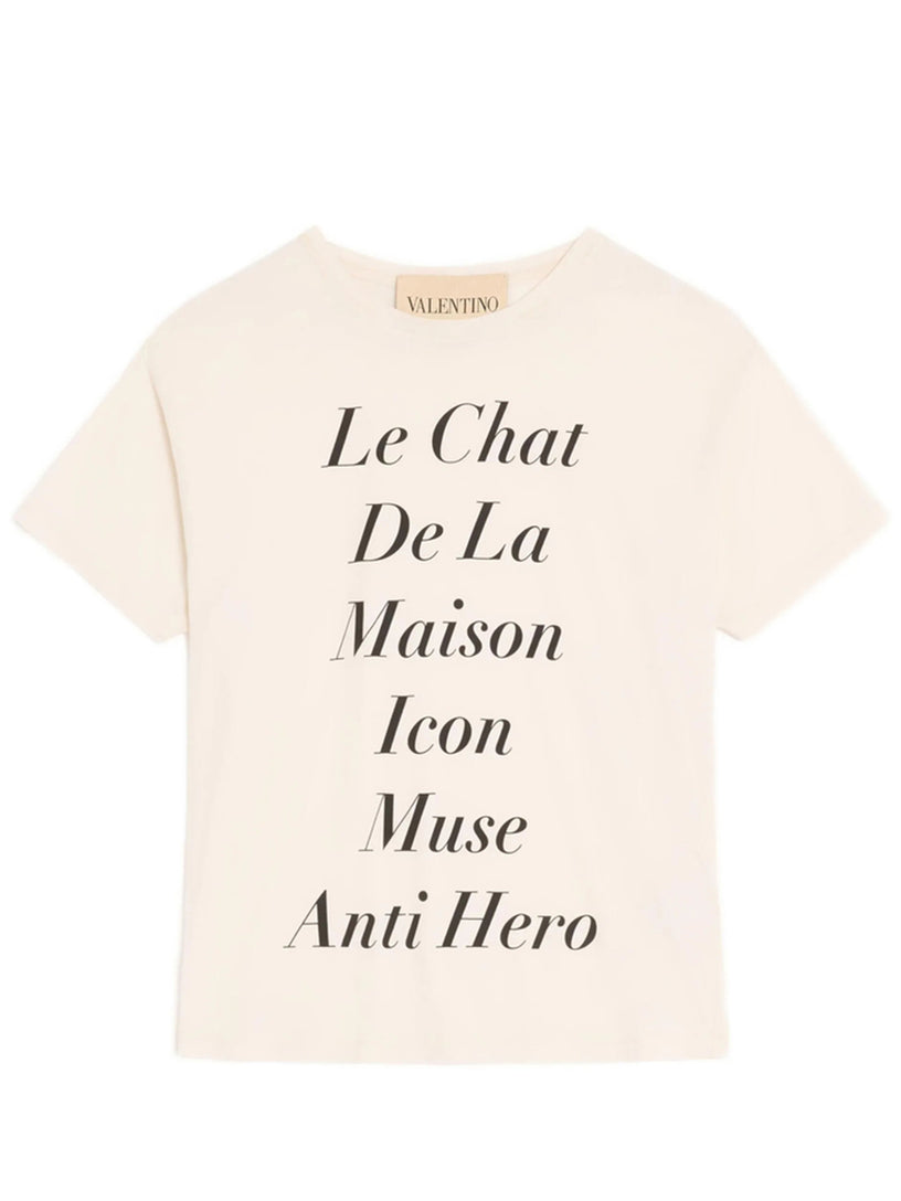 T-shirt with Le Chat De La Maison Icon Muse Anti Hero print