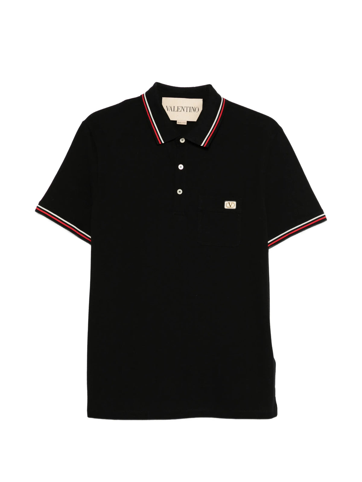 Polo Shirt With Vlogo Patch