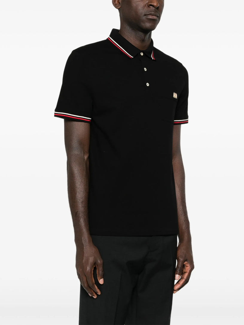 Polo Shirt With Vlogo Patch