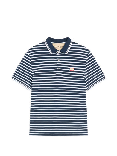 Polo Shirt With Vlogo Patch