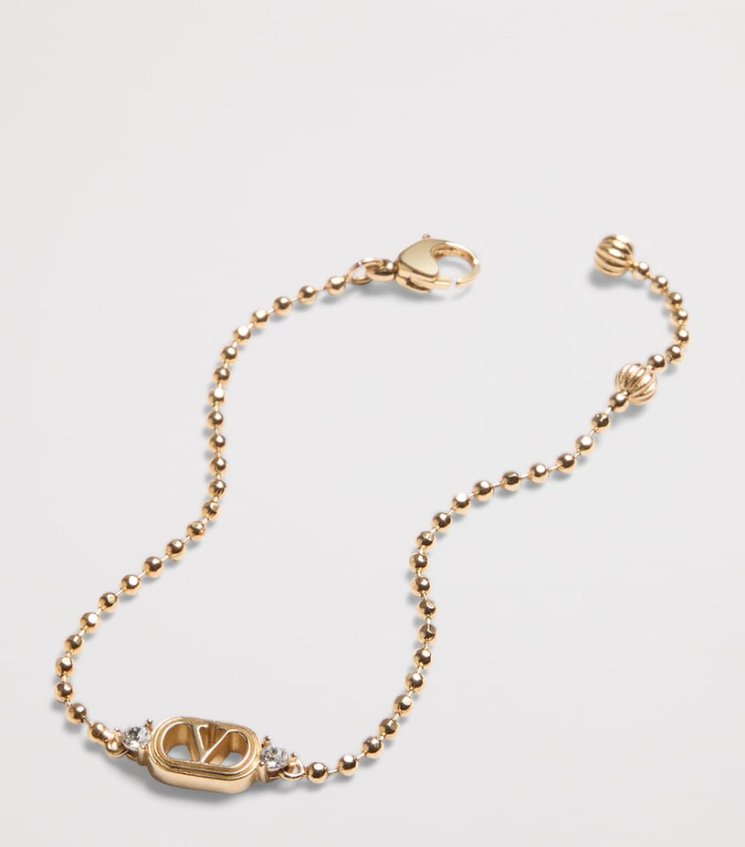 Ovalette Metal and Swarovski® Crystal Bracelet