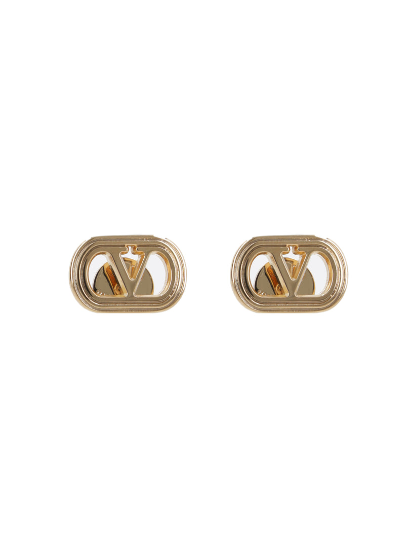 Ovalette Earrings in Metal