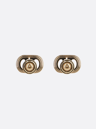 Ovalette Earrings in Metal