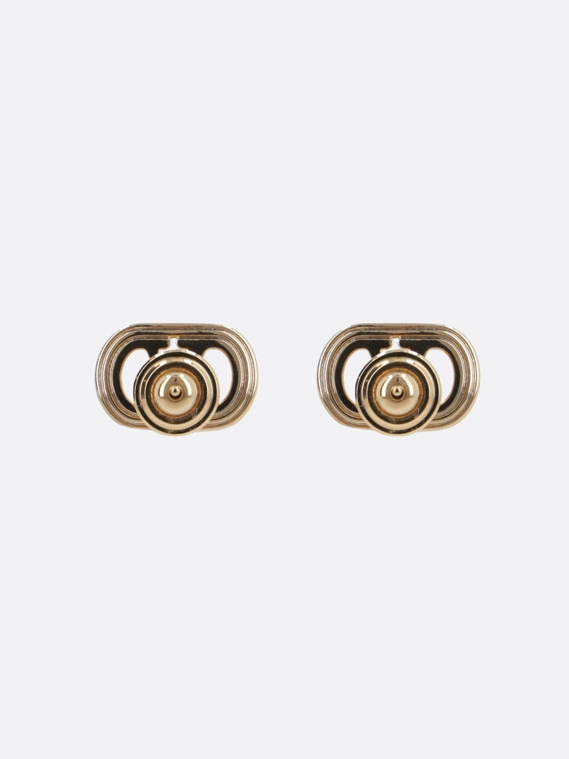 Ovalette Earrings in Metal