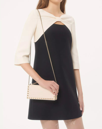 Rockstud Wallet With Chain