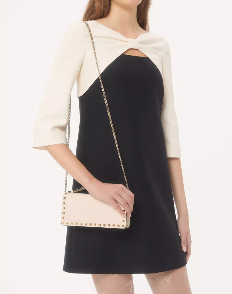 Rockstud Wallet With Chain