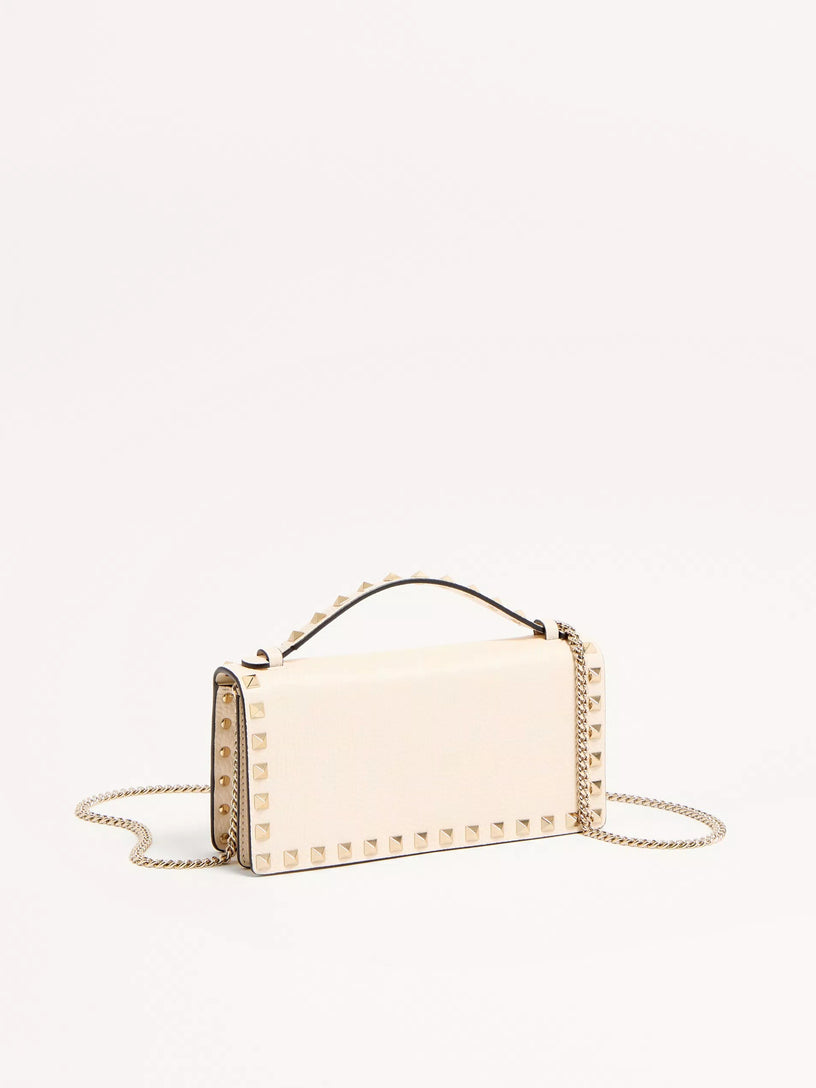 Rockstud Wallet With Chain