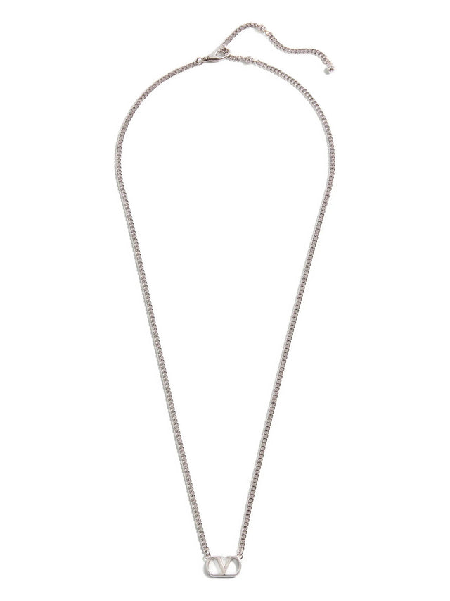 Valentino Garavani Vlogo Signature Metal Necklace