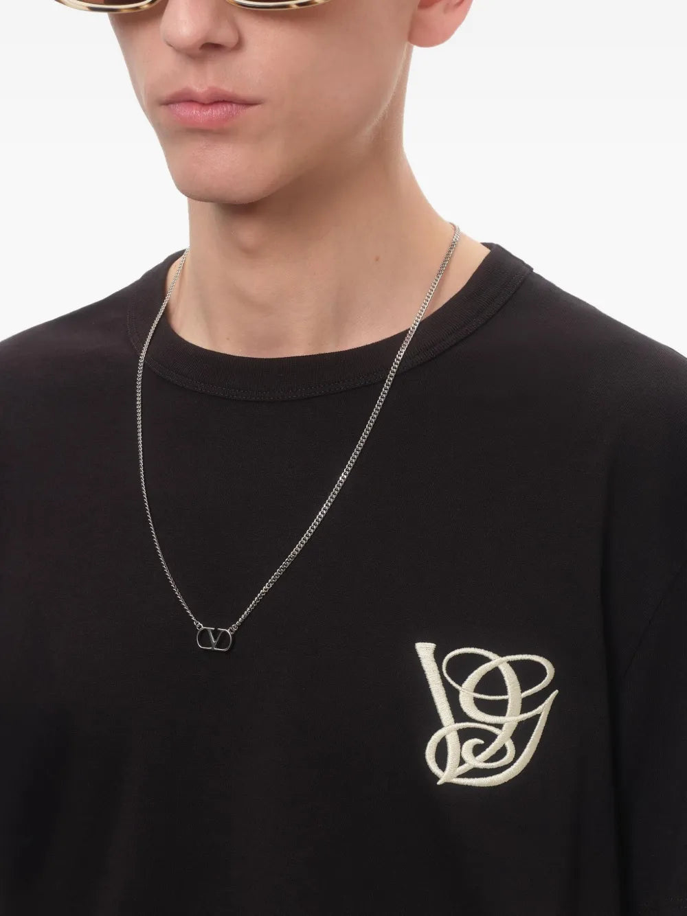Valentino Garavani Vlogo Signature Metal Necklace