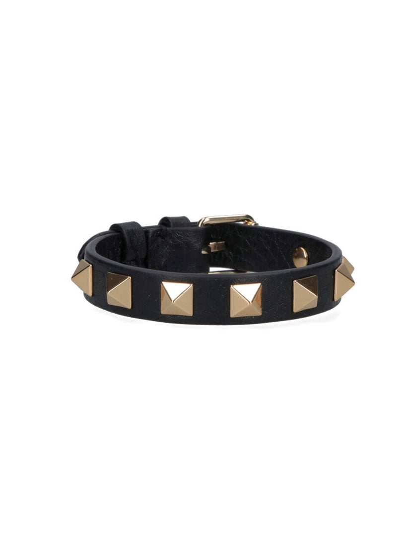 Rockstud Leather Bracelet