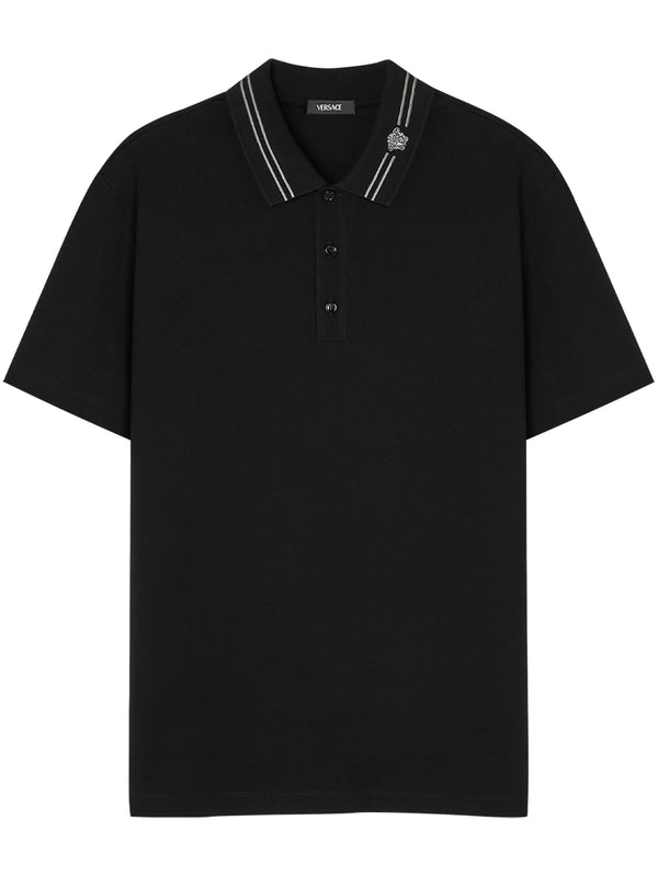 Embroidered Cotton Piqué Polo