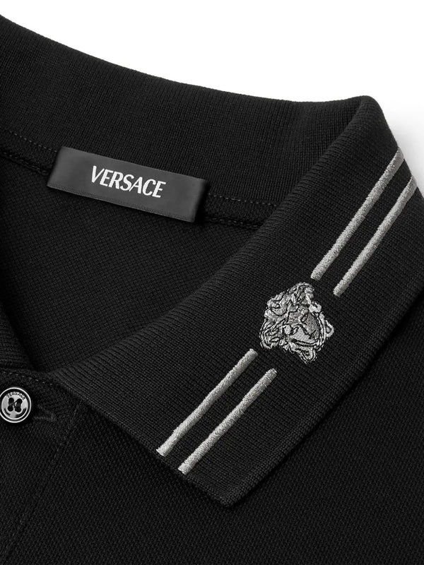 Embroidered Cotton Piqué Polo
