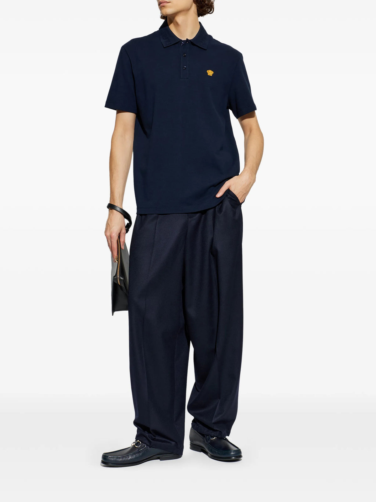 Embroidered Cotton Piqué Polo