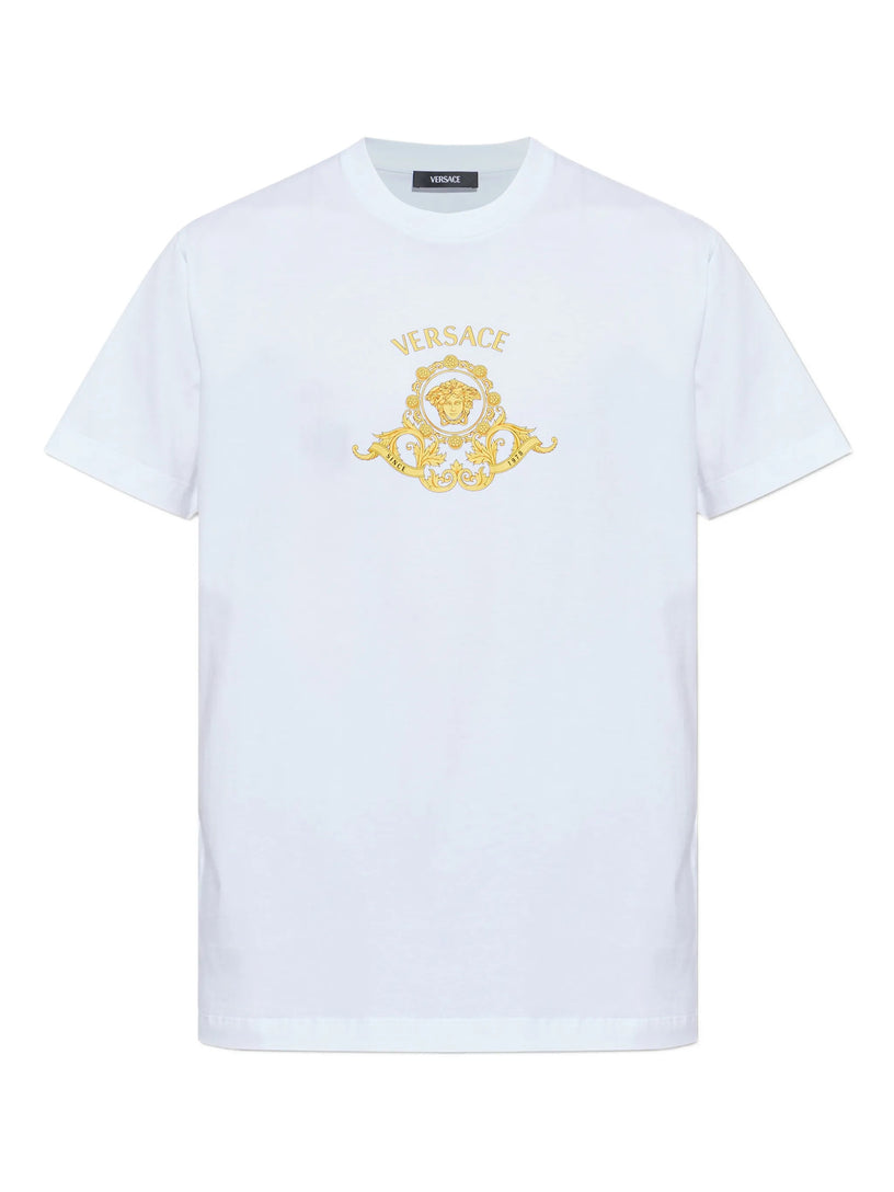 Printed Cotton-Jersey Slim T-Shirt