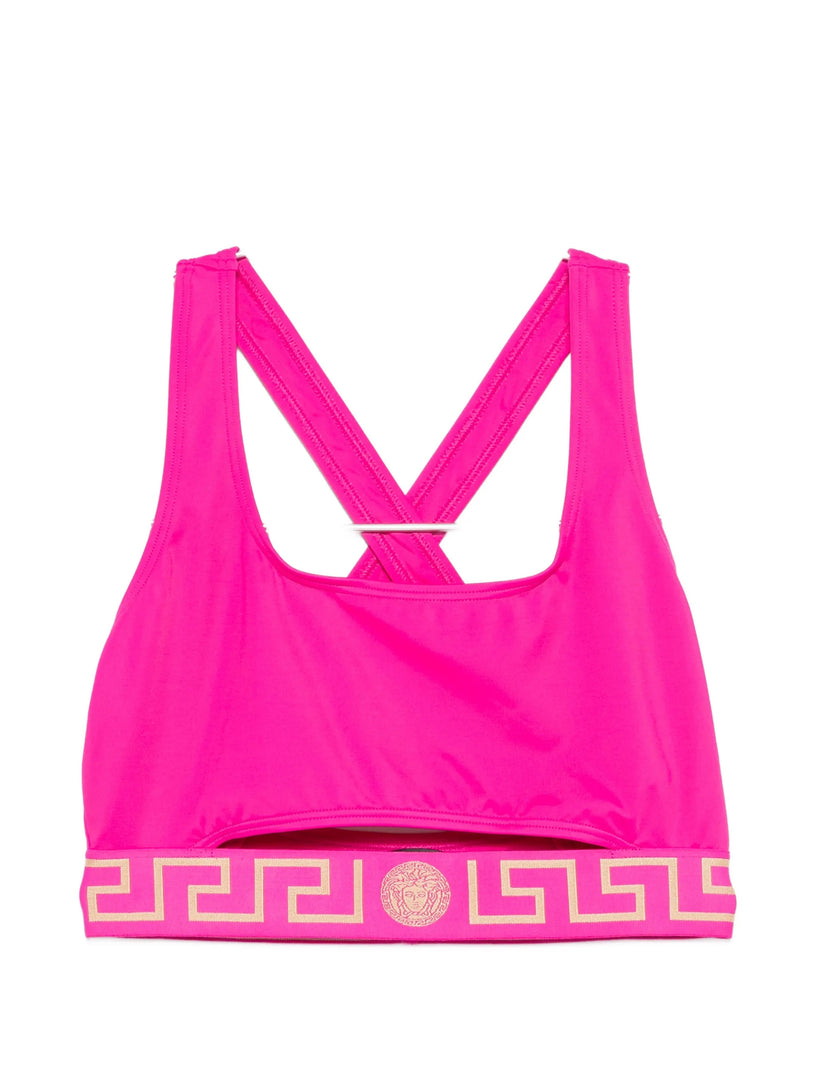 Bikini top with Greca border