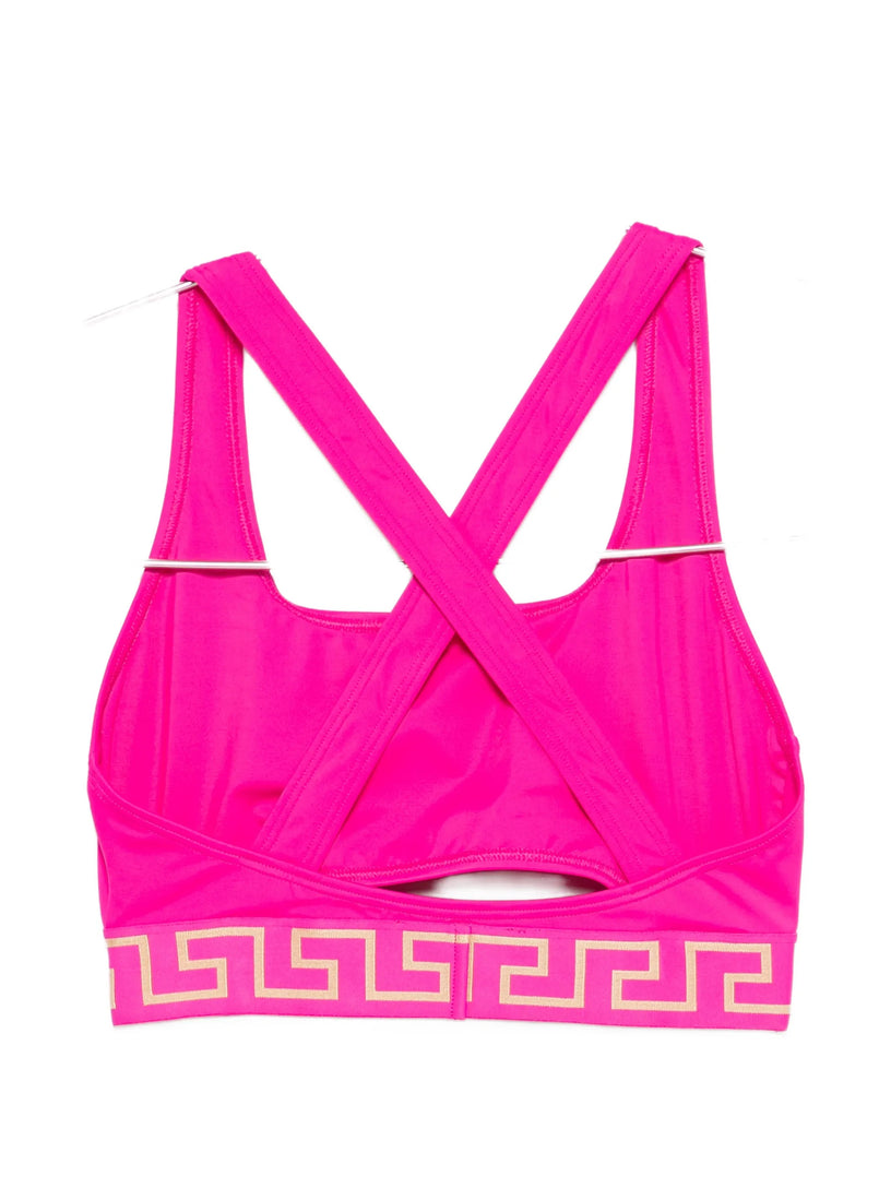 Bikini top with Greca border