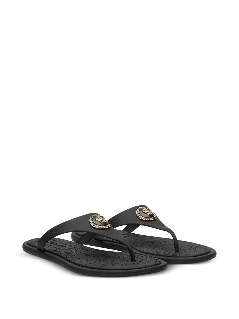 Alia Rubber Flat Sandals