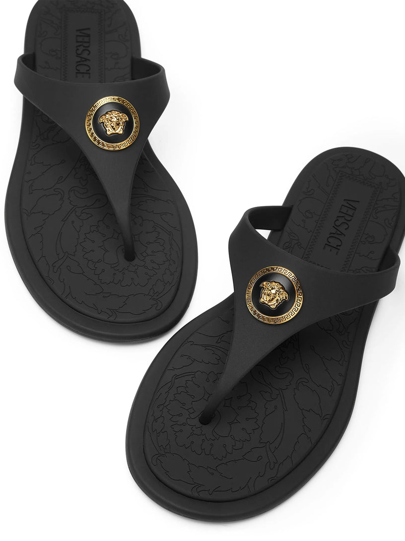 Alia Rubber Flat Sandals