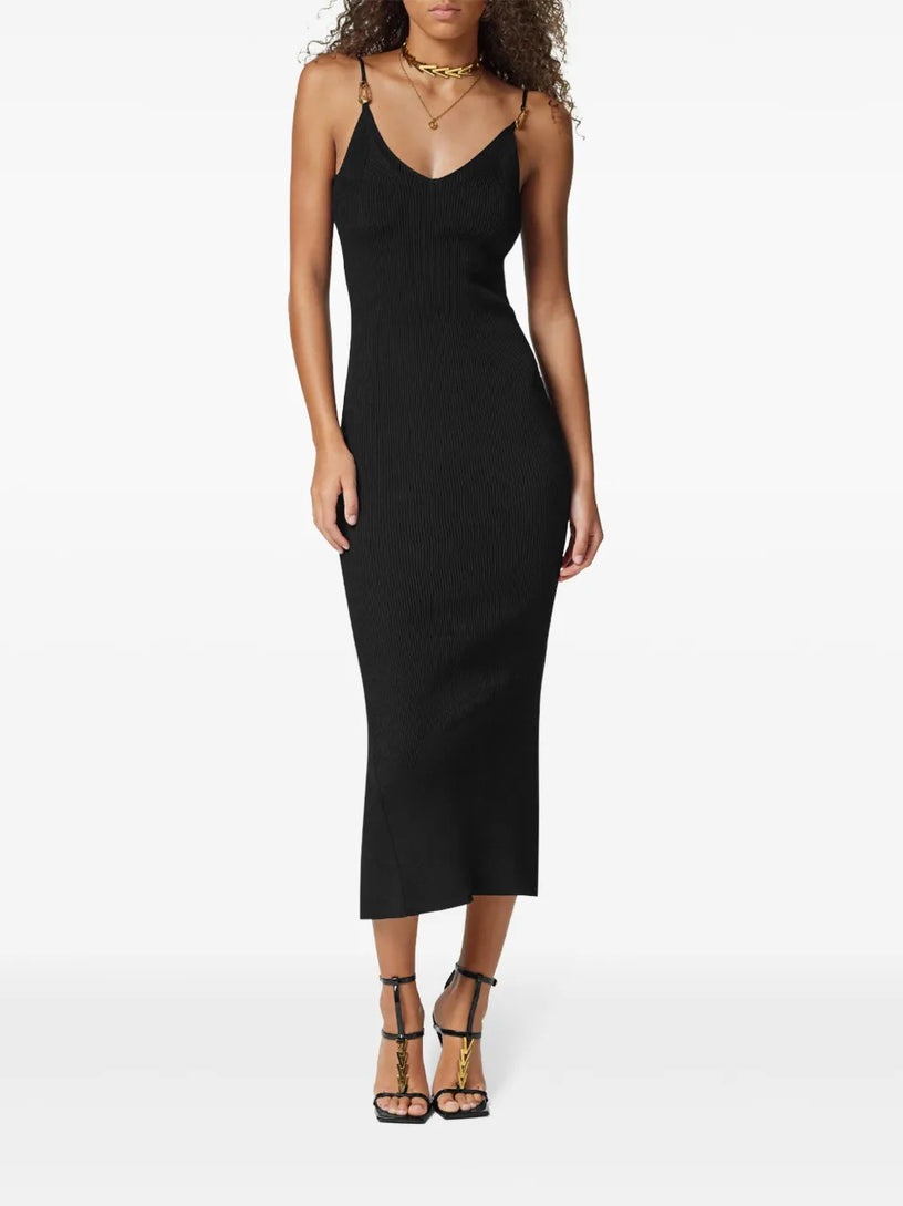 Viscose Knit Midi Dress