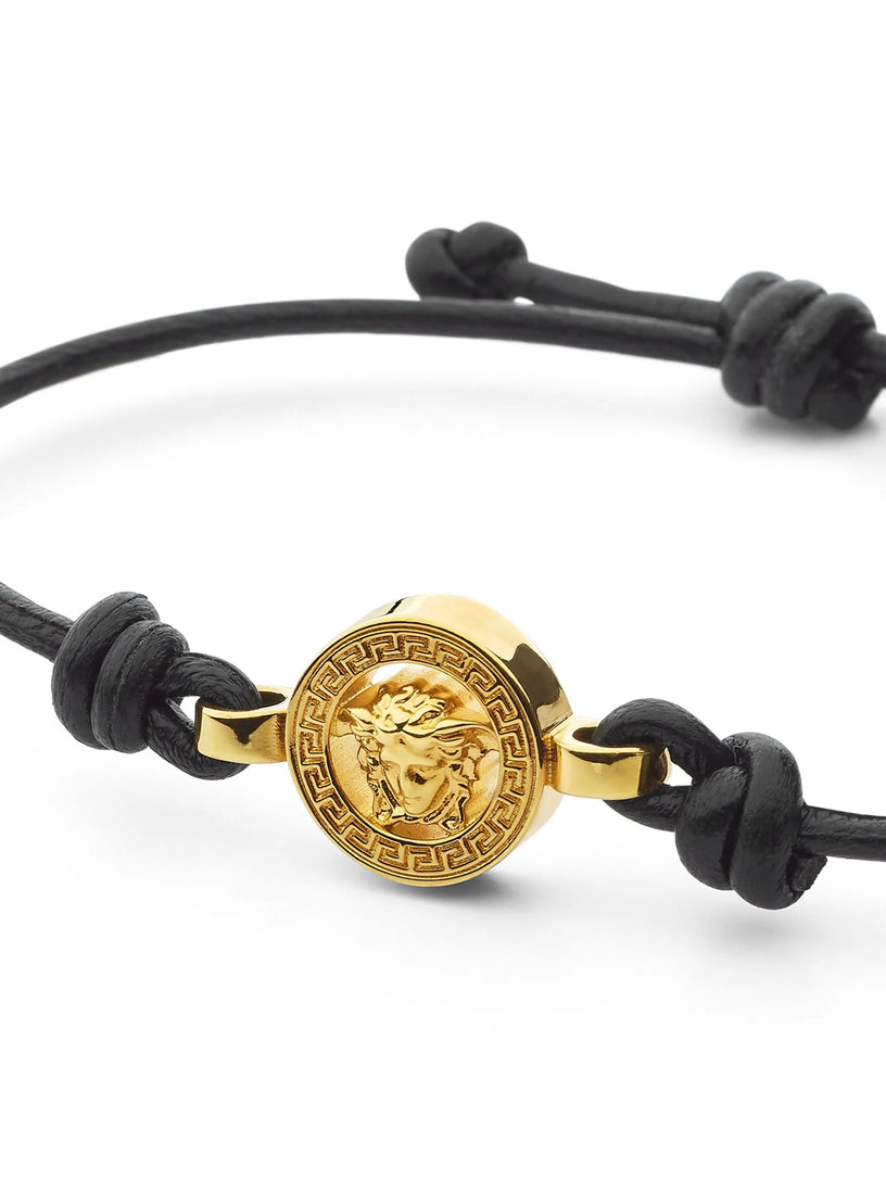 Medusa '95 Leather Bracelet
