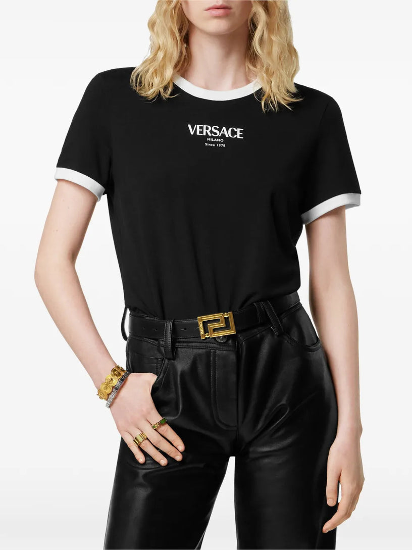 Stretch Viscose-Jersey T-Shirt