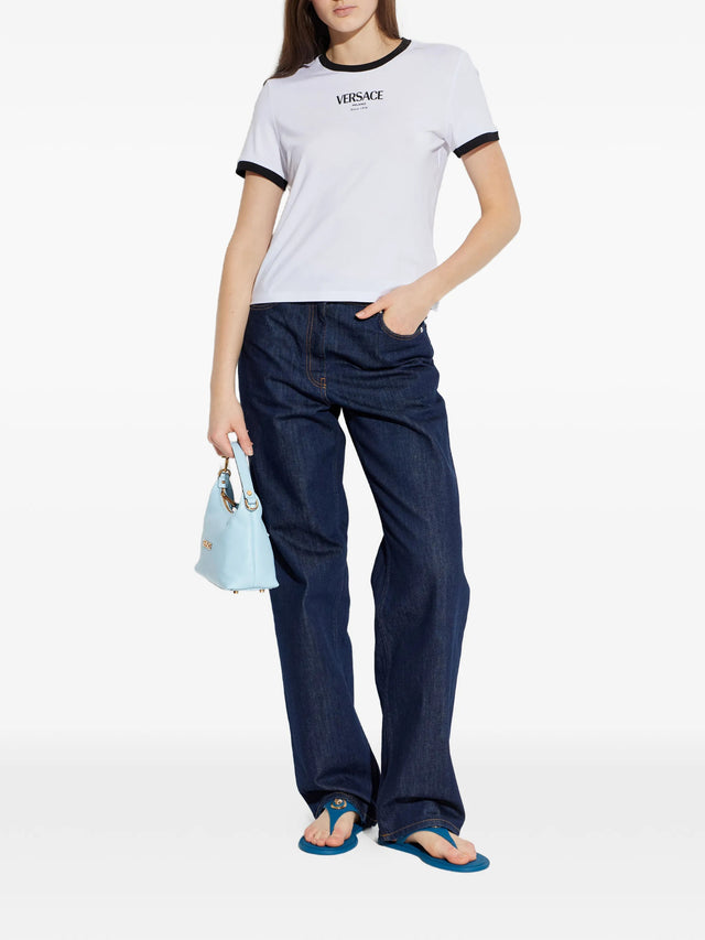 Stretch Viscose-Jersey T-Shirt