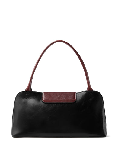Vivian Leather East/West Shoulder Bag