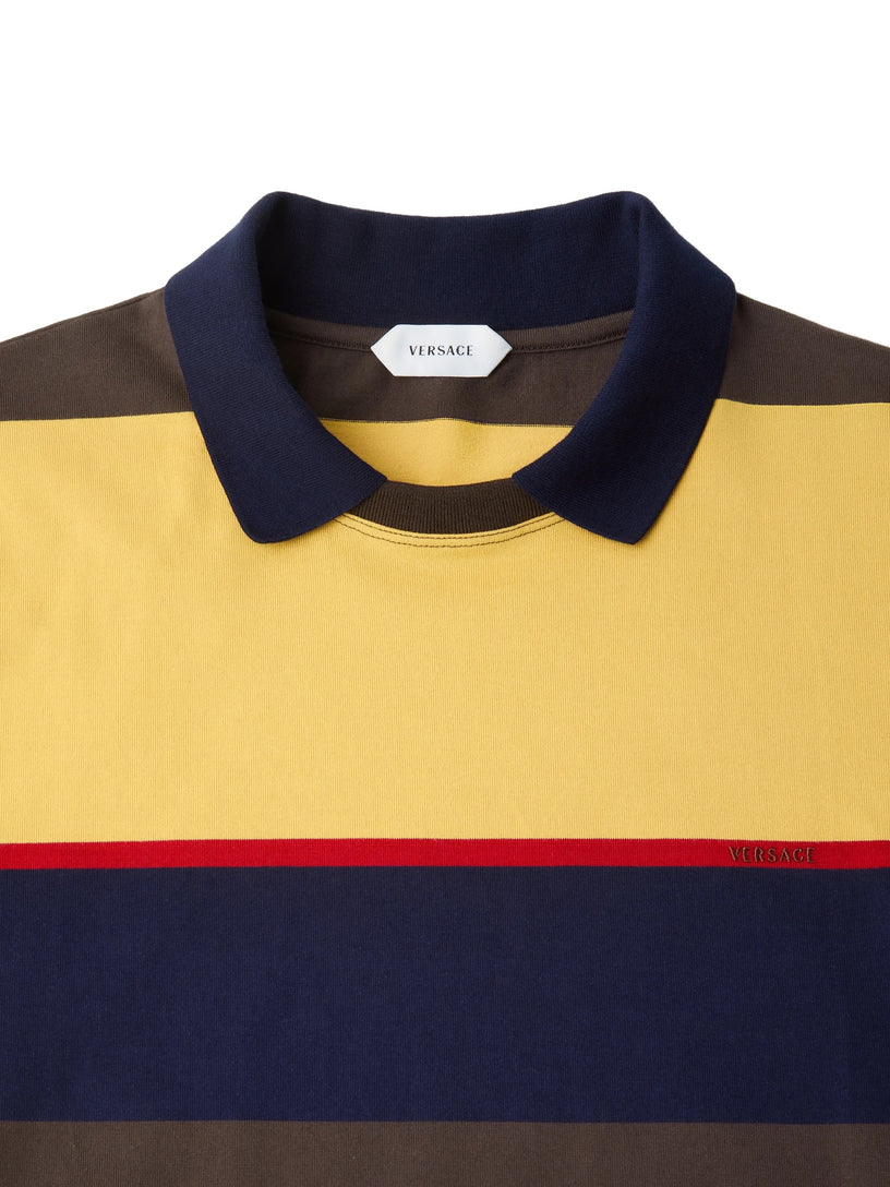 Striped cotton jersey T-shirt