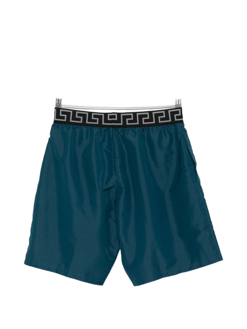 Swim shorts with Greca border