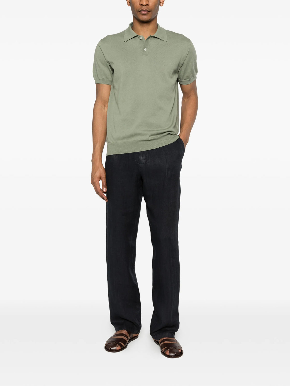 Knitted polo